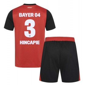 Bayer Leverkusen Piero Hincapie #3 Hemmakläder Barn 2024-25 Kortärmad (+ Korta byxor)